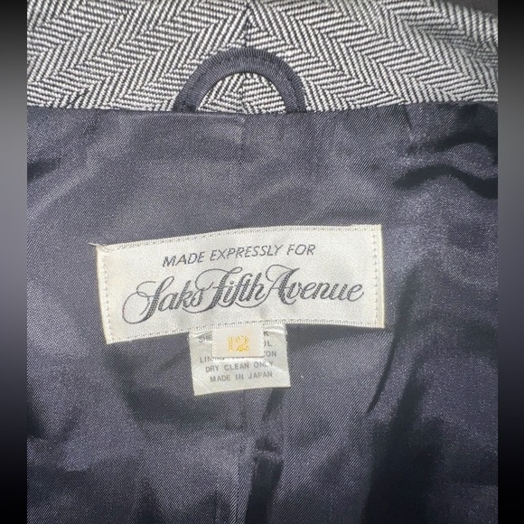 Saks Fifth Avenue Wool Blend. Size: 12 - Picture 3 of 8